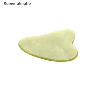 [rhb] jade piedra gua sha herramienta de masaje para cara spa terapia guasha masajeador junta venta caliente