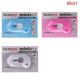 Mori Mini lindo cuchillo De color sólido Portátil Para uso/oficina/papelería