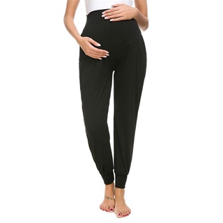 BLISS Spring Harlan pantalón suelto Yoga pantalones de maternidad mujeres pantalón flaco embarazo pantalones vientre tobillo Casual pantalones/Multicolor (6)