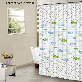 afmx cortina de ducha de plástico grueso impermeable de dibujos animados baño moho cortina de ducha gloria