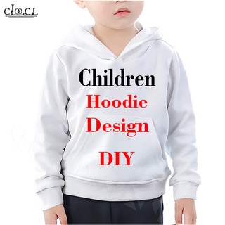 CLOOCL Kids Hoodie Photos Stars Anime 3D Print DIY Personalized Design Casual Boy Girl Coat Outerwear