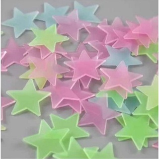 100 Estrellas Fluorescentes Neon (2)