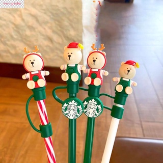 Cartoon cute straw dust plug non disposable recyclable silicone leak proof straw plug Jackson