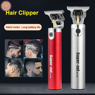Cortador de pelo eléctrico Trimmer para USB recargable afeitadora eléctrica barba barberos máquina de corte de pelo