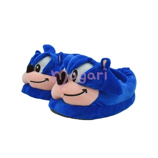 Pantuflas Sonic Para Niño Pantuflas Azules (1)