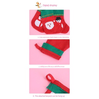 Calcetines De Navidad Bolsa De Regalo Pequeña Decoración De Caramelo (7)