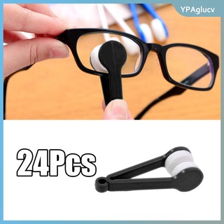 24x gafas de microfibra gafas limpiador cepillo limpiaparabrisas para gafas de sol
