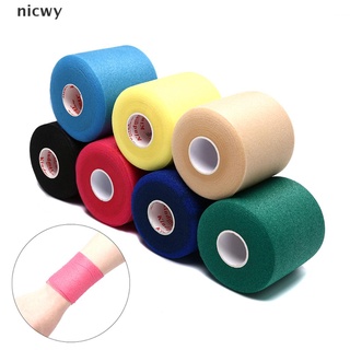 nicwy 7cm*27.5m vendaje de espuma elástico adhesivo muscular vendaje atlético cinta de entrenamiento mx