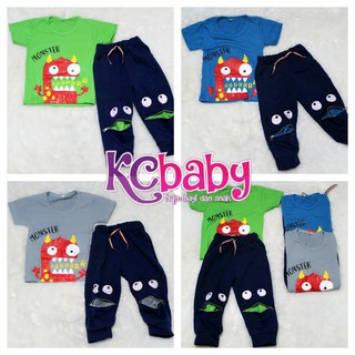 Kc Baby - traje de niños camisa 0-24 meses/traje de ropa infantil/camiseta/monstruo