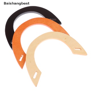 [bsb] bolsa de bambú de madera de repuesto diy hecha a mano de mano asas bolsas de piezas [baishangbest]