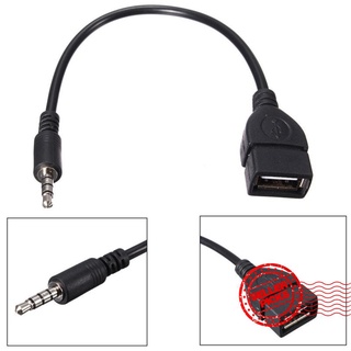 cable de audio auxiliar de coche a usb a 3,5 mm cable de audio del coche coche 3,5 mm cable adaptador otg s1d5