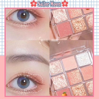 Sailor Moon DIKALU Sombra De Ojos Paleta De 9 Colores Belleza De Larga Duración Maquillaje