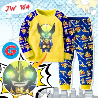 Junior niños ropa armario JW 164-G adolescente Led pijamas