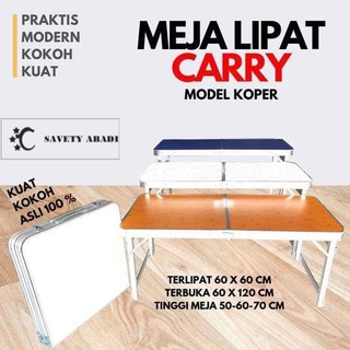 Sa - maleta plegable de mesa Hpl, portátil, aluminio, mesa plegable, color blanco