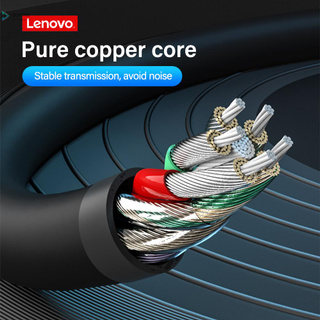 Detr Lenovo TW13 - auriculares con cable de 3,5 mm, Subwoofer, auriculares deportivos con cancelación de ruido HD, diseño ergonómico (9)