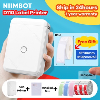 Niimbot D110 Inalámbrico Bluetooth Impresora Térmica De Etiquetas Portátil De Bolsillo Fabricante Para Android iPhone Pegatina
