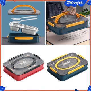 [New Arrivals] Portable Lunch Box Containers Stackable Bento Boxes Portable Stainless Steel Insulated Lunch Box Food Container with (6)