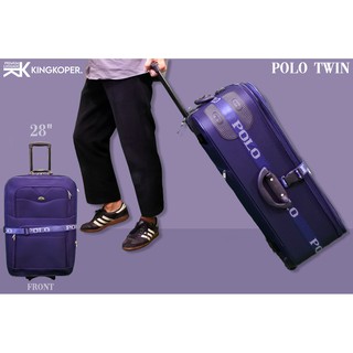 Polo 28 pulgadas maleta tamaño equipaje - maleta de tela - maleta grande - maleta de 2 ruedas - maleta jumbo