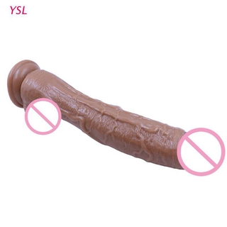 YSL 12.04 Inch Realistic Huge Dildo with Suction Cup for Women Massage Wand