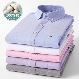 liu*Paul's 100% algodón camisa de manga corta para hombres camisas de verano para jóvenes y de mediana edad camisas de algodón oxford camisas casuales para hombres