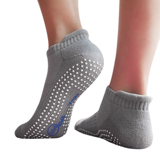 Unisex Non Slip Ankle Socks Barre Yoga Pilates Hospital Socks with Grips
