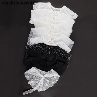 [IdealHouseWAC] Women Lace Fake Collar Cloud Shoulder False Doll Collar Shirt Detachable Collar Hot Sale (4)
