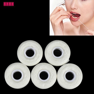 [WYL]5Roll 50m Dental Flosser Oral Hygiene Floss Teeth Cleaning Mint flavor Tooth Wax
