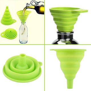 Embudo plegable de silicón / herramienta de cocina (Color: aleatorio) (1)