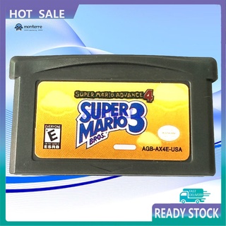 Mo Super Mario Bros 3 - cartucho de juego para Nintendo GameBoy Advance