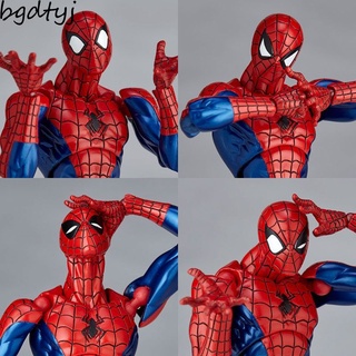 bgdtyj Marvel Mafex Vengadores Spiderman The Amazing Spider Man PVC Figura De Acción Coleccionable Modelo Niños Juguetes Regalo