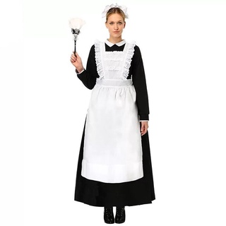 listo stock s-3xlanime juego de rol sexy maid ware disfraces de halloween japonés lolita sirvienta juego uniforme