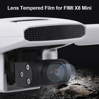 pretty cámara lente película protectora antiarañazos hd vidrio templado para fimi x8 mini