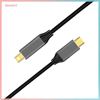 Cable USBC a Mini Displayport Cable USB tipo C Thunderbolt 3 de 6 pies a Mini DP 4k 1.8m