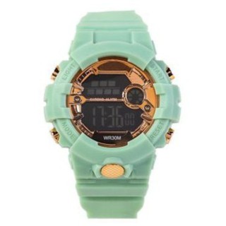Reloj digital de goma deportivo redondo para hombre/reloj LED para parejas/niños/adolescente importación GK028