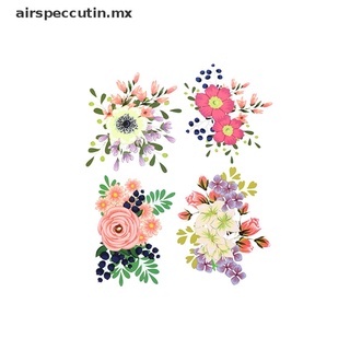 【airspeccutin】 Flowers clothes patches heat transfer stickers printing iron on appliques [MX]