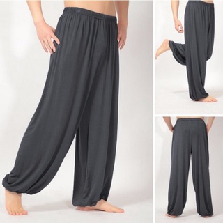 laikeli pantalones holgados casuales de Color sólido para hombre/pantalones holgados para Yoga/Yoga (4)