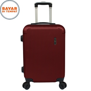 3.3 venta de moda!! Polo VIENNA fibra maleta 100% Original importación maleta cabina 20 pulgadas antirrobo maleta - vino rojo