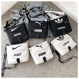 Puma Nike Adidas bolsa de mensajero de los hombres y las mujeres de ocio de viaje multifuncional bolso de hombro deportes al aire libre Fitness compras gran capacidad bolsa de mensajero