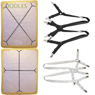 oodles - juego de 2 clips para colchón, soporte cruzado, sujetadores ajustables, tirantes, pinzas ajustables, multicolor