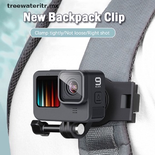 [nuevo] 360 grados rotary mochila clip accesorios para hero 9 8 7 6 5 4 3 cinturón de hombro [treewateritr]