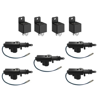 Paquete de 5 Actuadores Universales de Seguros Electricos y 4 Relay (2)