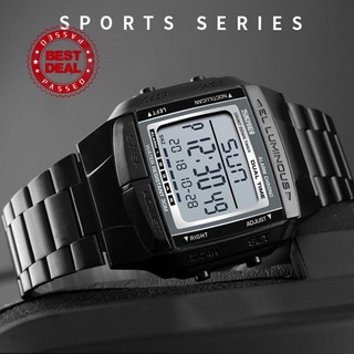 Skmei reloj deportivo cuadrado deportivo digital LED deportivo deportivo a pu X9U9 para hombre