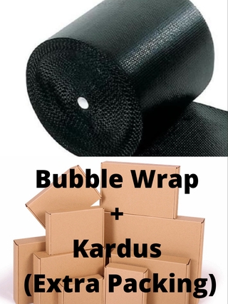 Caja de DUS de embalaje extra + envoltura de burbujas artículos de plástico adicionales
