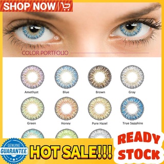 COD 1 pza lentes de contacto de colores de ojos grandes suaves a la moda