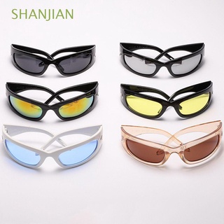 Shangke Shangke lentes De Sol deportivos De Hip Hop luna rectangular protección ojo para Ciclismo/Multicolor