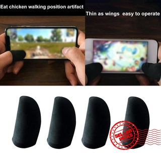 10x móvil dedo de la manga de la pantalla táctil controlador de juego a prueba de sudor guantes para pubg k0a2