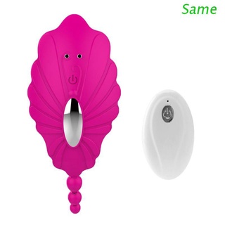 Mismo mujer Control remoto portátil Panty vibrador USB impermeable portátil Invisible mariposa estimulador masturbador masajeador adulto coqueteo juguetes sexuales