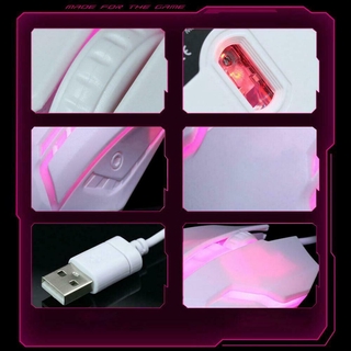 Ratón de juegos con cable USB 7 respirable LED retroiluminación USB profesional Gamer ratón óptico para juegos de PC/Laptop/Mouse (6)
