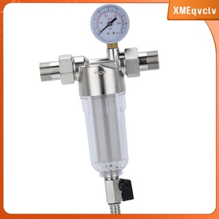 [xmeqvclv] sistema de prefiltro de agua reutilizable, filtro de agua sedimento para el grifo de red, limpieza de lavado de sifón, 50