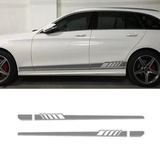 structure Car Sticker Racing Stripe Body Side Skirt For Benz C Class W205 AMG Edition 507 (6)